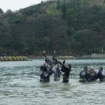 7年ぶりに私も海へ投げていただきました。