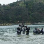 7年ぶりに私も海へ投げていただきました。